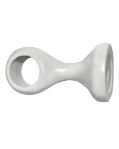 Celing suport for wooden rod, Size: Dia.23mm, Color: White, Material: Wood