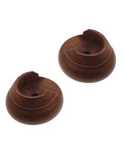 Suport për shufer perde, Përmasa: Dia.23mm, Ngjyra: Teak, Materiali: Dru