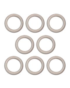 Unazë për shufer perde, Përmasa: Dia.38x56mm, Ngjyra: Hiri, Materiali: Dru