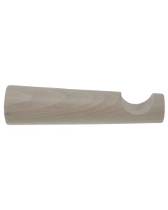 Suport për shufer perde, Përmasa: Dia.28x150mm, Ngjyra: Hiri, Materiali: Dru