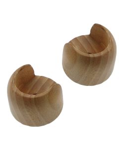 Support for wooden rod, Size: Dia.28mm, Color: Natural, Material: Wood