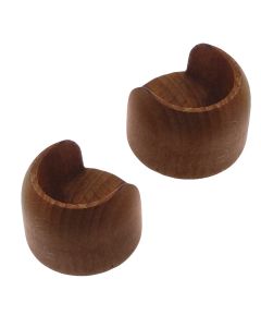 Support for wooden rod, Size: Dia.28mm, Color: Teak, Material: Wood
