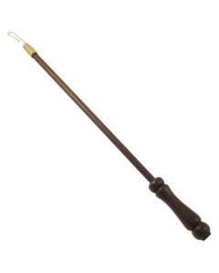 Curtain draw rod, Size: 100cm, Color: Walnut, Material: Dru