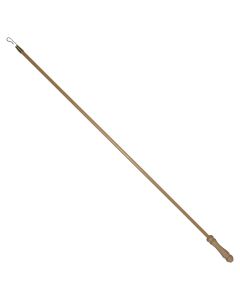 Curtain draw rod, Size: 100cm, Color: Natural, Material: Dru