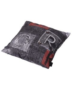Decorative pillow, New York, 50%cotton 50% polyester, red, 50x50x12 cm