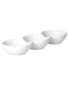 Pjate per rostiçeri, Permasa: 24x8cm, Ngjyra: Bardhe, Materiali: Plastik