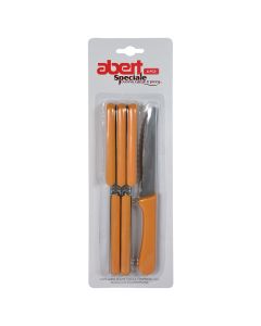 Thikë kuzhine, 6 copë, 21 cm, (ngjyra të ndryshme), inoks- plastike