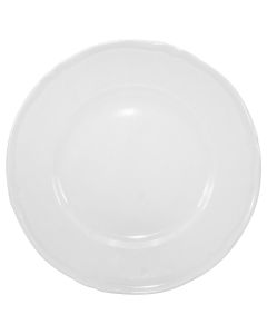 Dessert plate PRAGA, Dia 21cm, White, Porcelain