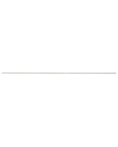 Curtain rod OPACO, Size: Dia 16mm x 160cm, Color: White, Material: Metallic