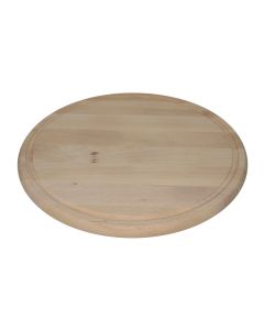Cutting board pizza, Size: Dia 30 x 2 cm, Color: Natural, Material: Wood