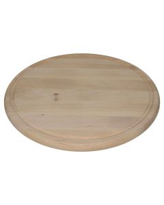 Cutting board pizza, Size: Dia 33 x 2 cm, Color: Natural, Material: Wood