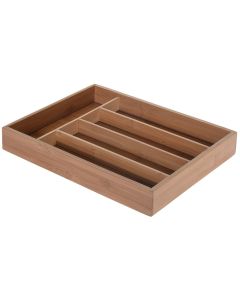 Cutlery tray holder, bamboo, 35x26x5 cm