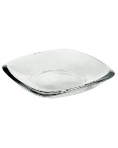 Dessert plate, 6 piece, glass, 10x10 cm