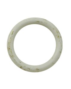 Unaze per shufer perde, plastik, e bardhe, dia 30 mm
