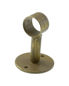 Suport per shufer perde, metalik, gri-floriri, dia 20 mm