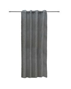 Perde TROPICAL me unaza, 30% poliestër - 70% akrilik, gri, 150x260 cm