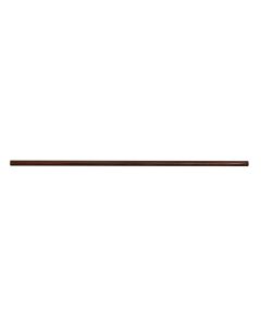 Curtain rod, D.35mm x 2.4m, dark brown