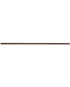Curtain rod, D.35mm x 3m, dark brown