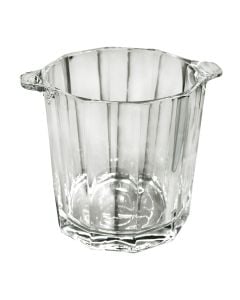 Ice bucket, HEMINGWAY, glass, clear, Ø18.3 xH15.4 cm, 1650 cc