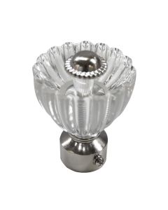 Knobs for stainlees steel rod, dia 28 mm