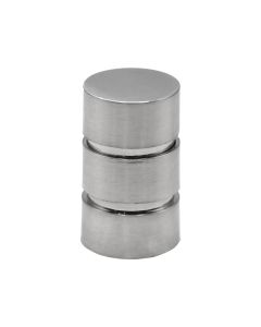 Metal finish for curtain rod, D28 mm