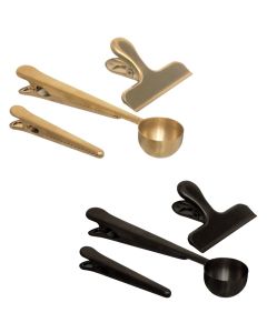 Air tight clips, 3 pcs, plastic, assorted