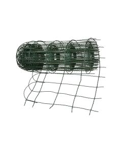 Perimeter mesh, metal with plastic coating, green, 40 cmx10 m