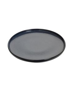 Dessert plate, ceramic, dark blue, Ø21 cm