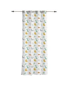 Thin curtain with rings for children