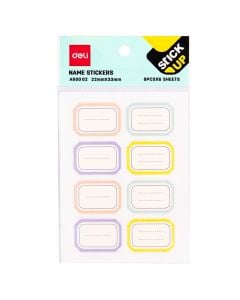 Shenues emri, Deli, 22x33 cm, 8 cope, 6 stiker