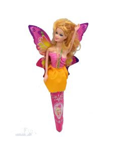 Kukull për fëmijë, Fairy Dolls, plastikë dhe poliestër sintetike, 22 cm, mikse, 1 copë