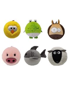Top pellushi për fëmijë, Eddy Toys, poliestër sintetike, Ø40 cm, mikse, 1 copë