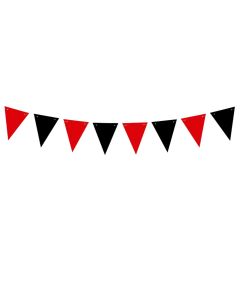 Baner,"Pirates", paper, 15x13 cm, 2 m, black-red, 1 piece