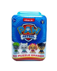 Pencil eraser, Paw Patrol, rubber, 6.5x4.5x4.5 cm, assorted, 1 piece