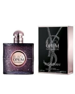 Parfum për femra, Black Opium Nuit Blanche, Yves Saint Laurent, EDP, qelq, 50 ml, rozë dhe e zezë, 1 copë
