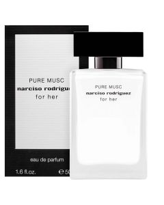 Parfum për femra, Pure Musc For Her, Narciso Rodriguez, EDP, qelq, 50 ml, e bardhë dhe e zezë, 1 copë
