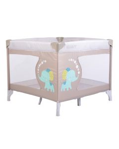 Kosh portativ, cangaroo, katrore, elefant, 93x93x77 cm, bezhe