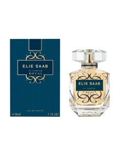 Eau de parfum (EDP) for women, Le Parfum Royal, Elie Saab, glass, 90 ml, blue and gold, 1 piece