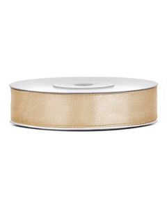 Shirit fjongo, tekstil, 12 mm, 25 m, krem, 1 copë