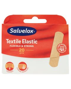 Adhesive bandages, flexible, Salvelox, 20 pieces