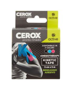 Adhesive tape, Cerox sports, 3 colors, 5cm x 5m