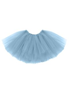 Tutu skirt, with grey blue ribbon, waistline, 50 cx25 cm, sky blue