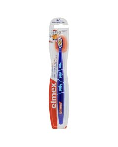 Toothbrush for kids, Elmex, plastic, 22x5 cm, assorted, 1 piece