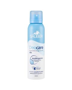 Antiperspirant spray, Sauber, aluminum, 150 ml, white and blue, 1 piece