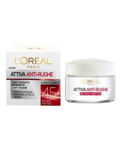 Intensive Active Anti-Wrinkle Treatment, L'Oreal, Day & Night Cream, 45+