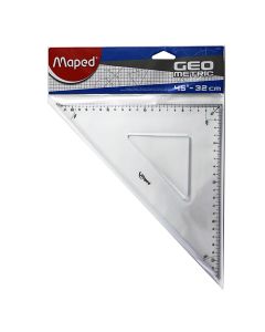 Triangular ruler. Maped 32 cm. white. 1 piece
