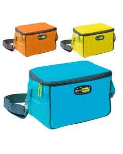 Thermal lunch bag, Vela, GioStyle, polyester and polyethylene, 26x17x16 cm, assorted, 1 piece
