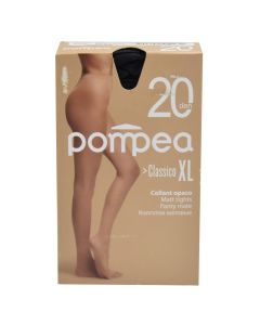 Geta për femra , najlon and elastane, XL, e zezë, Pompea, 1 palë