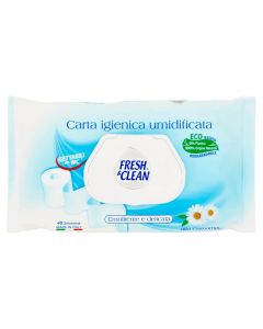 Letër e lagur, tualeti, fresh & clean, me kamomil, 48 cope