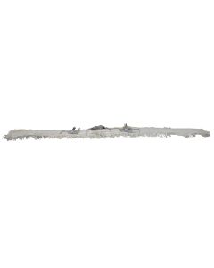 Sceleton with handle, plastic, 105 cm, silver
